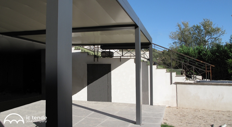 Pergotenda con LED